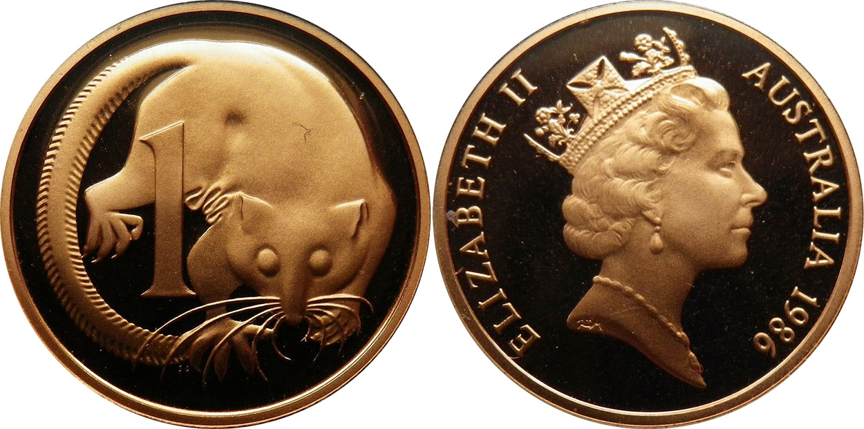 1 cent 1986 - Australian coins - Proof