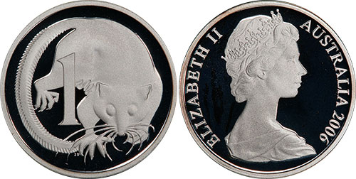 1 cent 2006 Proof Silver