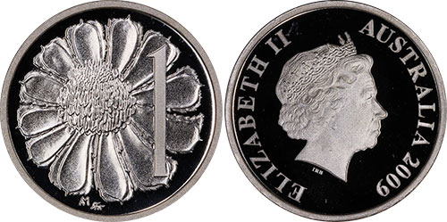 1 cent 2009 Proof Silver