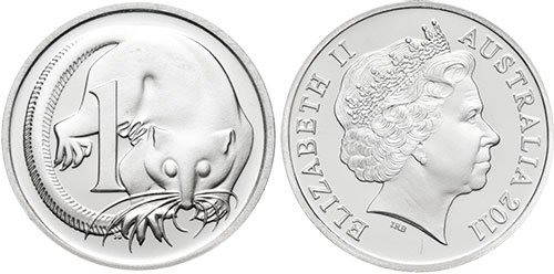 1 cent 2011 Proof Silver