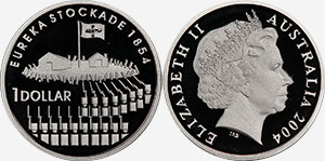 1 dollar 2004 - Eureka Stockade Silver