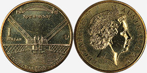 1 dollar 2007 Sydney Harbour Bridge - Australian coin
