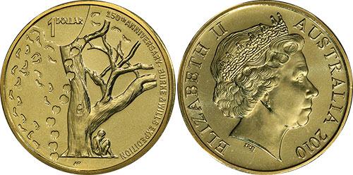 1 dollar 2010 Burke and Wills Australia