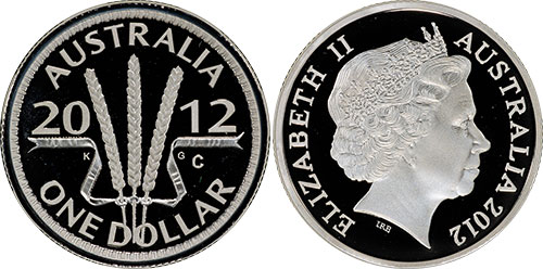 1 dollar 2012 Wheat Sheaf C Silver Australian Coin