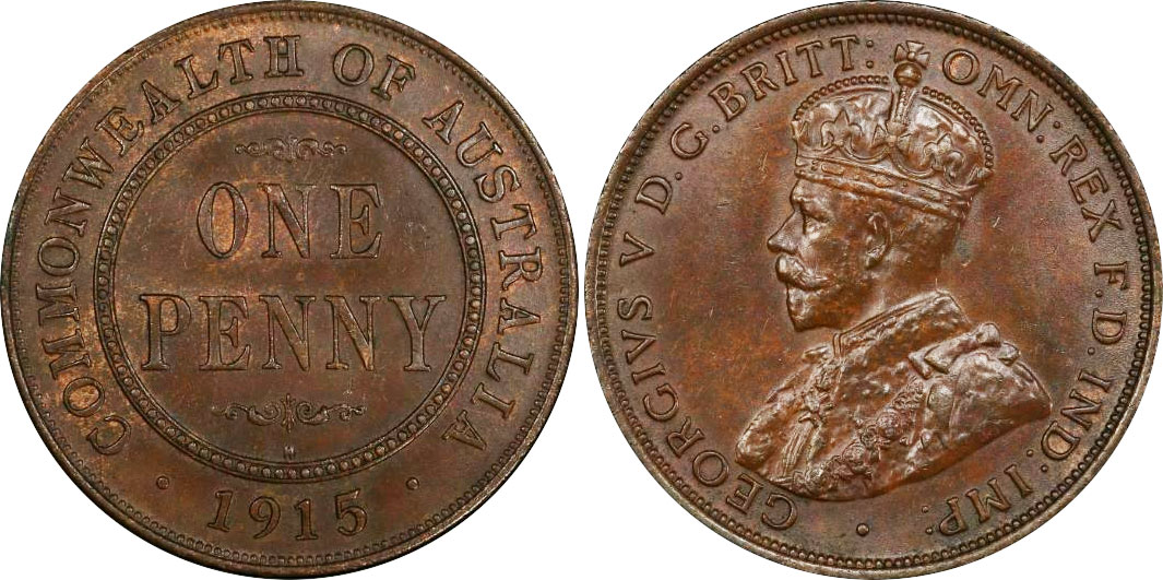 Penny 1915 - Australian coin