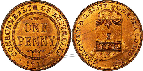 Penny 1915 I Australian Coin