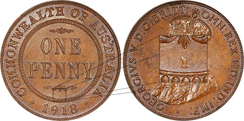 Penny 1918 I Australian Coin