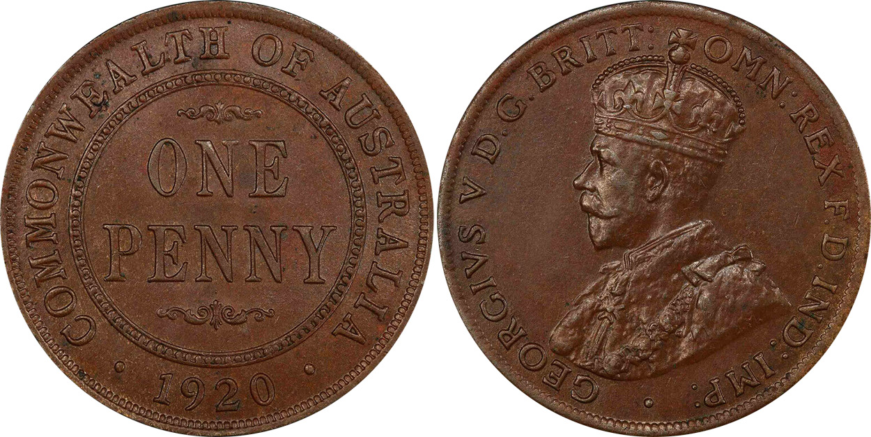 Penny 1920 - Australian coin