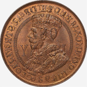1911 to 1936 - George V - Die clash