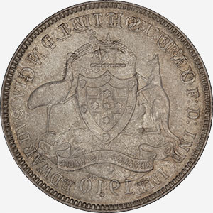 1910 - Edward VII - Die clash