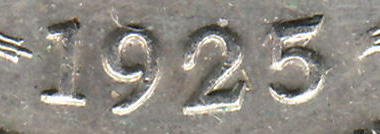 Shilling 1925 - 5/3 - Pre-decimal coin