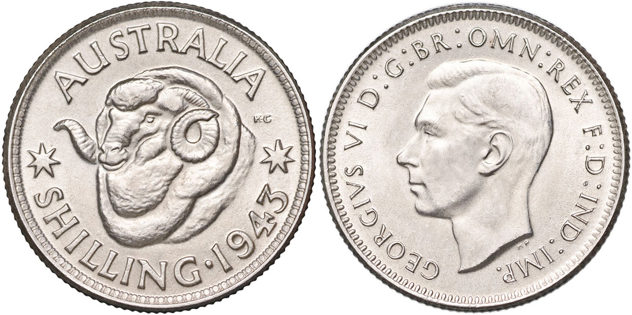 Shilling 1948 - Australian coin