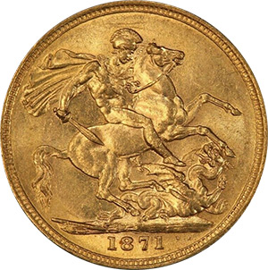 Sovereign - St. George Reverse - Victoria