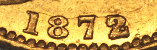 Sovereign 1872 - Shield - Melbourne - 2 over 1 - Victoria Gold coin