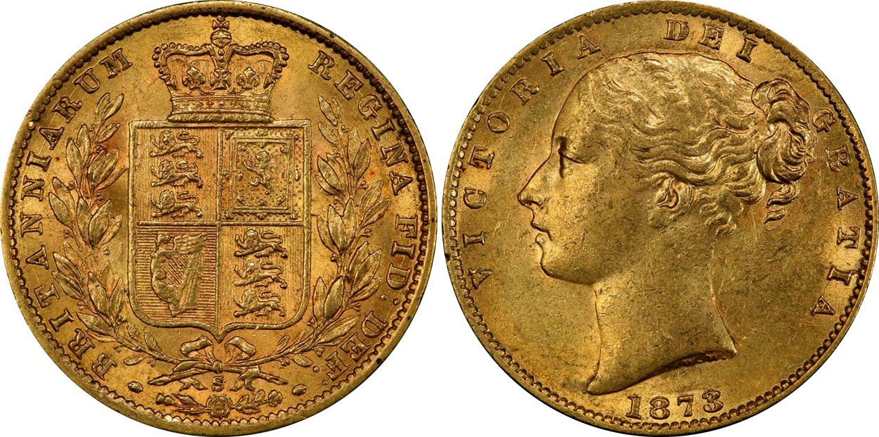 Sovereign 1873 - Australian coin