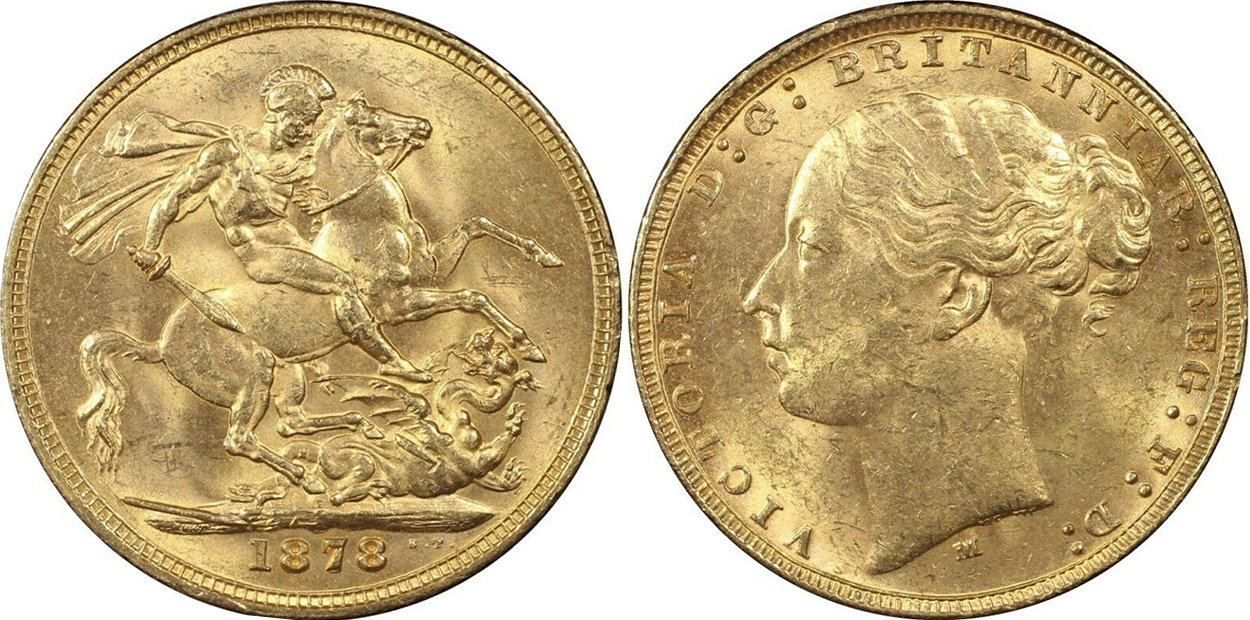 Sovereign 1878 - Australian coin