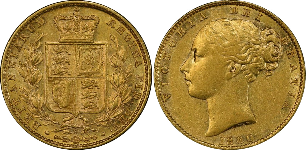 Sovereign 1880 - Australian coin