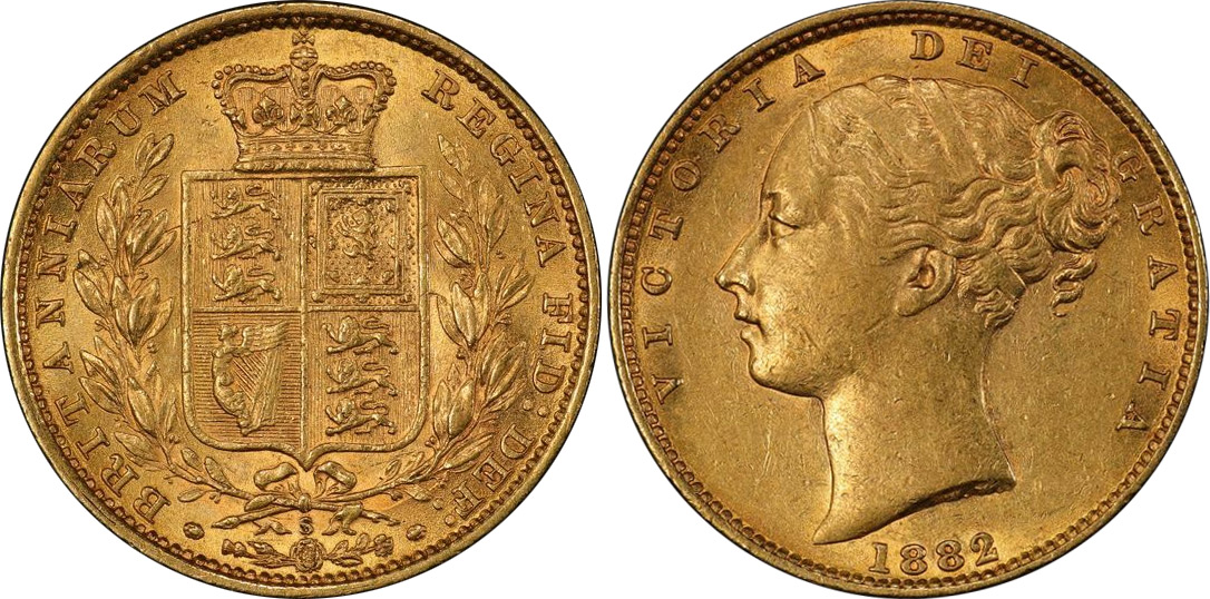 Sovereign 1886 - Australian coin