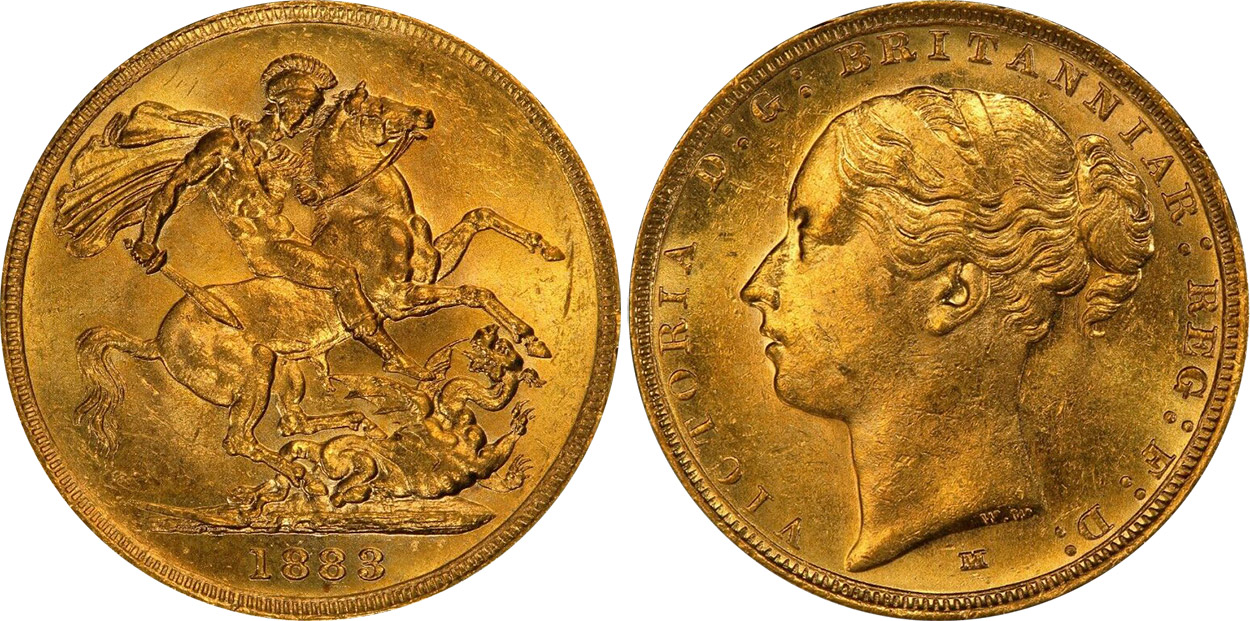 Sovereign 1883 - Australian coin