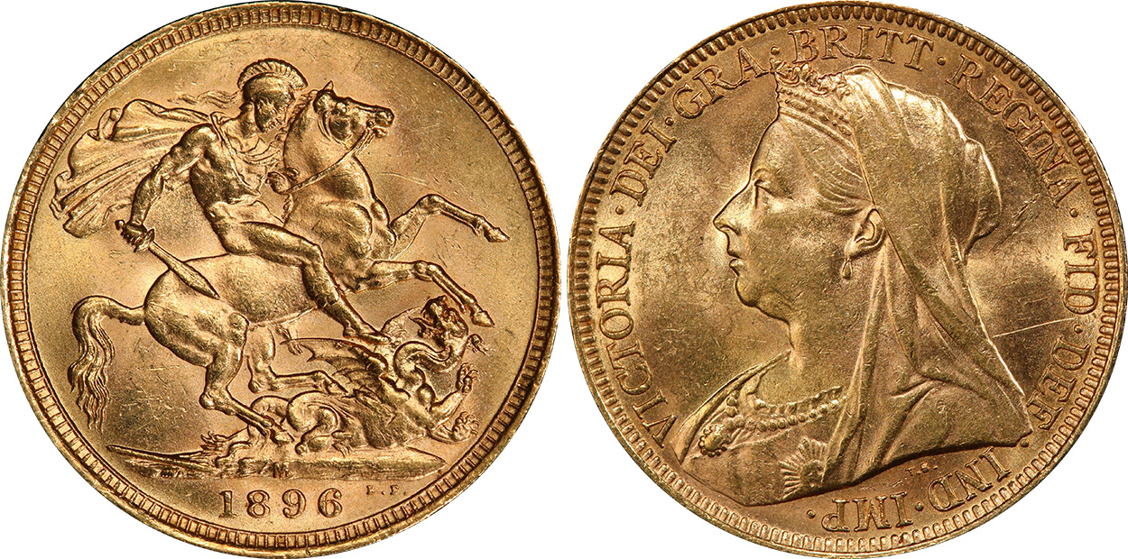 Sovereign 1896 - Australian coin