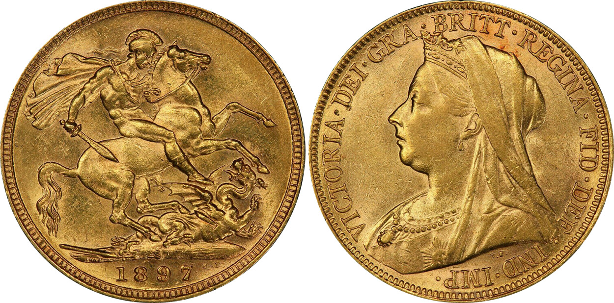 Sovereign 1897 - Australian coin