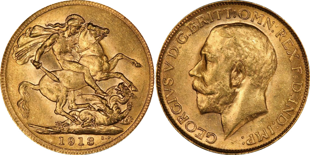 Sovereign 1913 - Australian coin