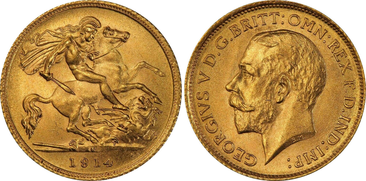 Sovereign 1914 - Australian coin