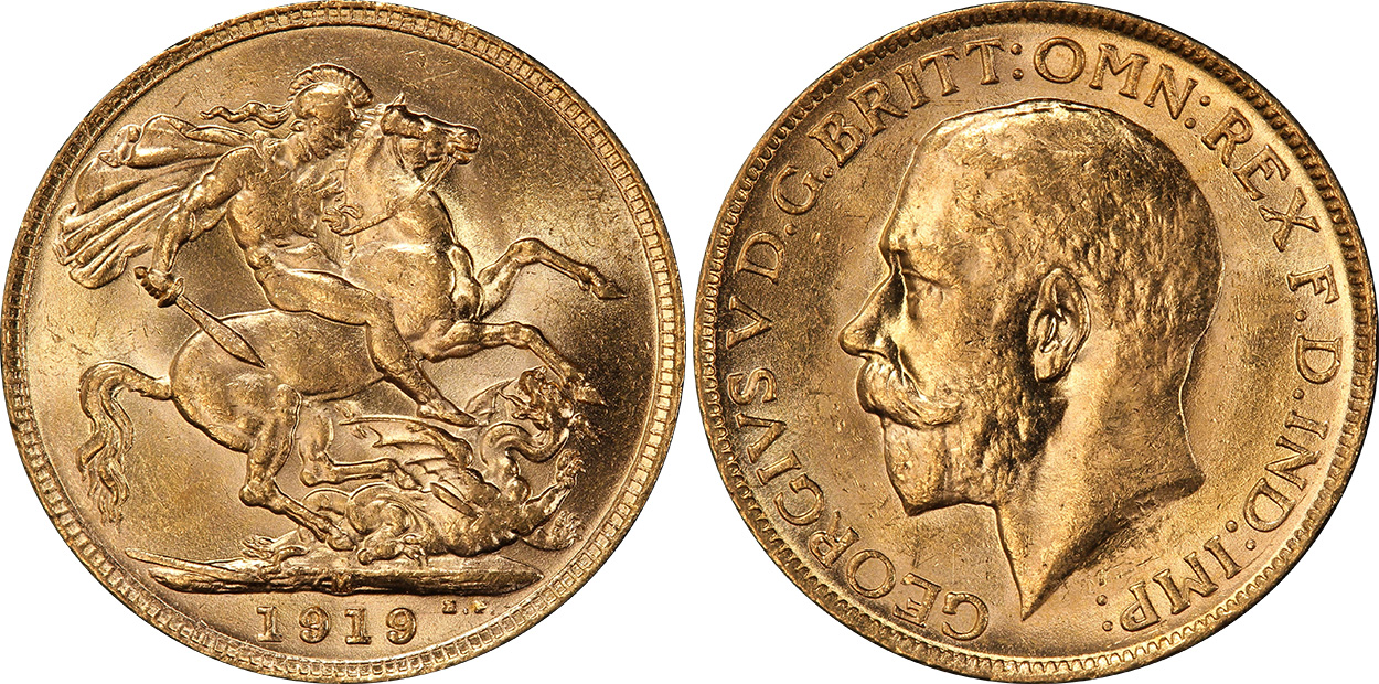 Sovereign 1919 - Australian coin
