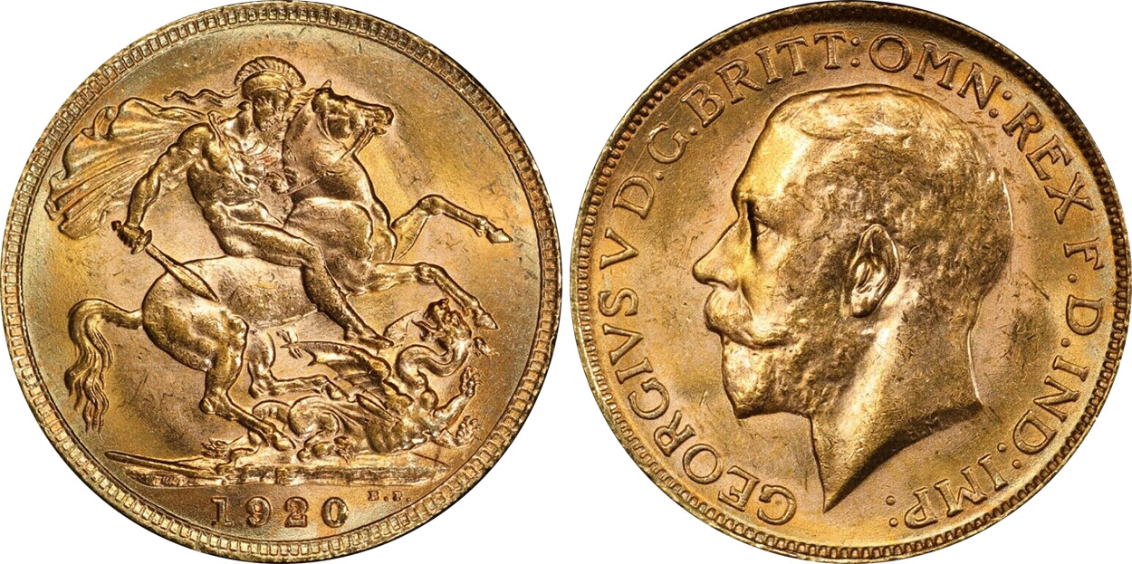 Sovereign 1920 - Australian coin