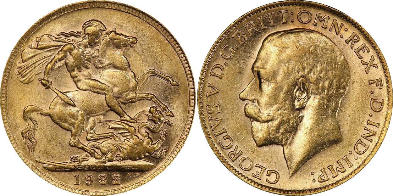 Sovereign 1923 - Australian coin