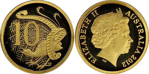 10 cents 2012 Gold Proof