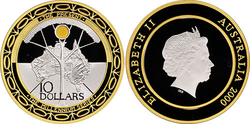 10 dollars 2000 The Present - Australian coin