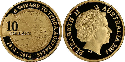 10 dollars 2013 Holey Dollar and Dump - Australian coin