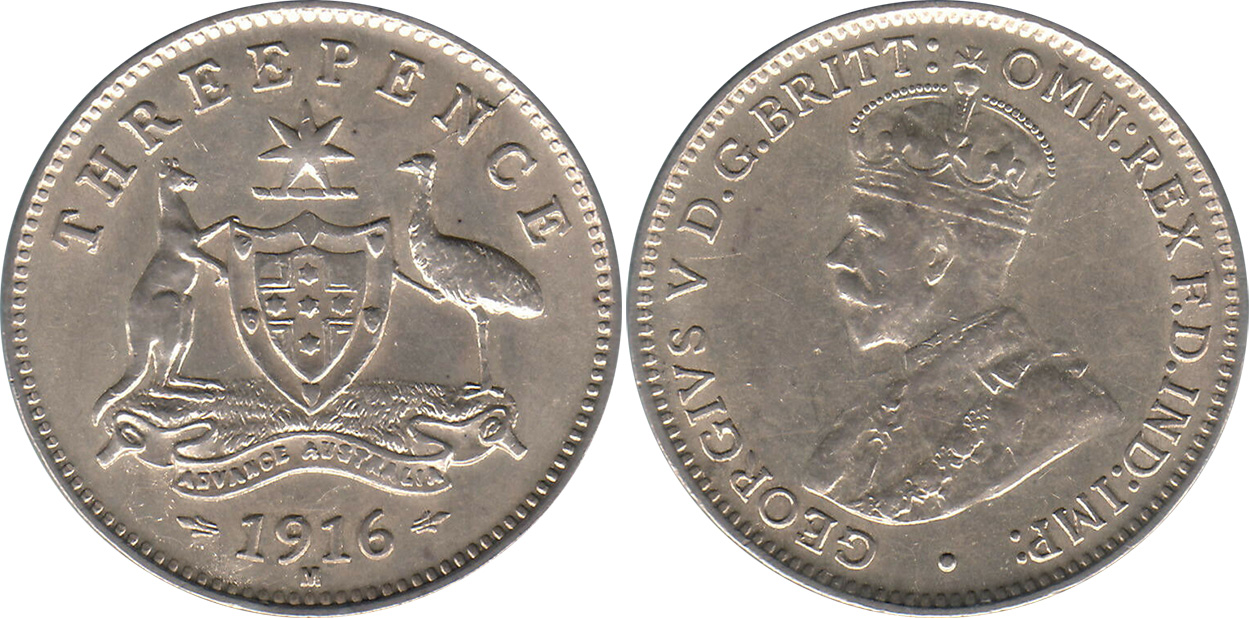 Threepence 1922 - Australian coin