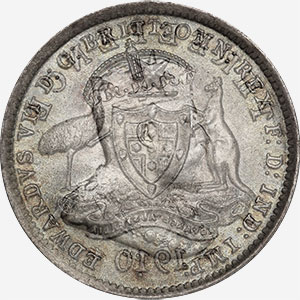 1910 - Edward VII - Die clash