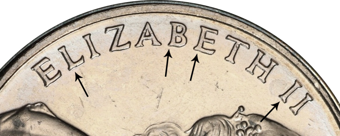 Twenty cent 1966 - Scalloped Letters Obverse - Decimal coin