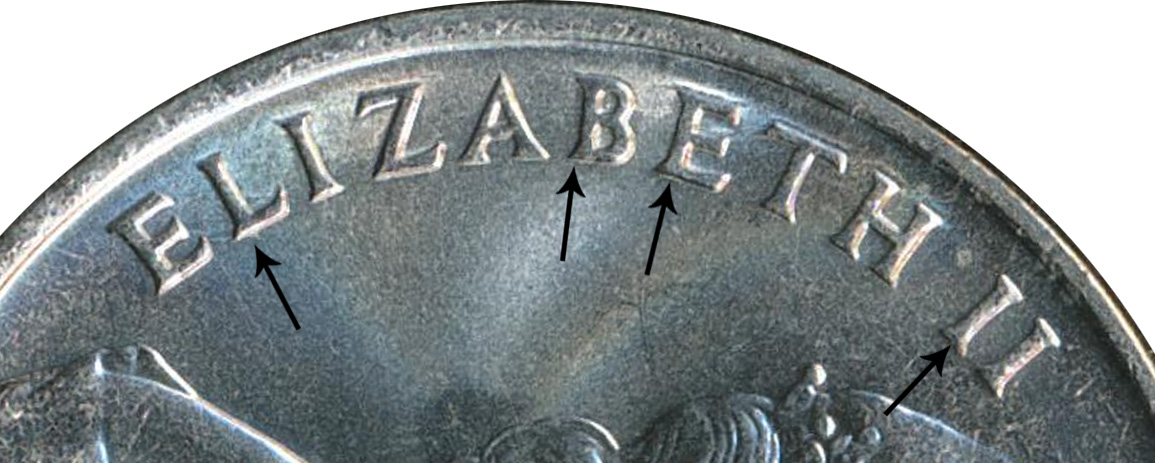 Twenty cent 1966 - Straight Letters Obverse - Decimal coin