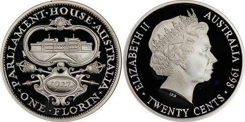 20 cents 1998 Florin 1927