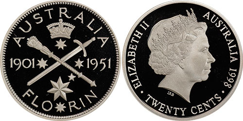 20 cents 1998 Florin 1951