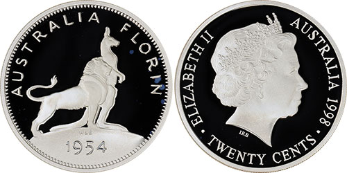 20 cents 1998 Florin 1954