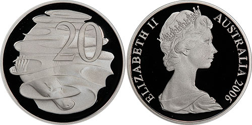 20 cents 2006 Young Bust Silver