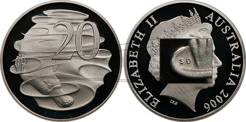 20 cents 2006 Small SD Proof