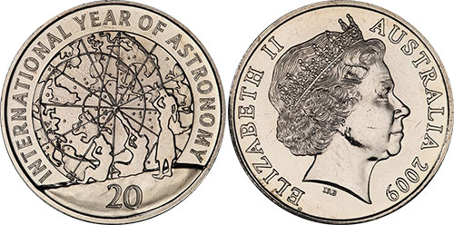 20 cents 2009 Astronomy