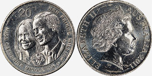 20 cents 2011 - Royal Wedding