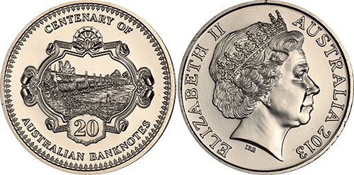 20 cents 2013 Banknotes 10 Shilling