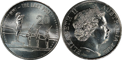 20 cents 2015 The Last Post