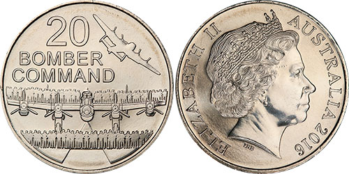 20 cents 2016 Bomber Command