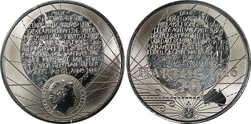 20 cents 2016 Dirk Hartog's Landfall