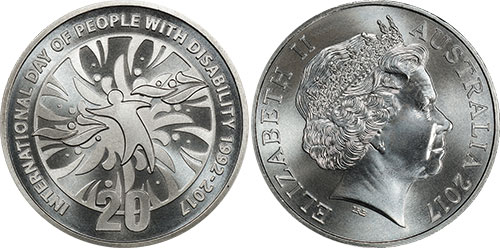 20 cents 2017 Disabled Persons Day