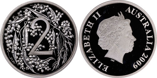 2 cents 2009 Proof Silver